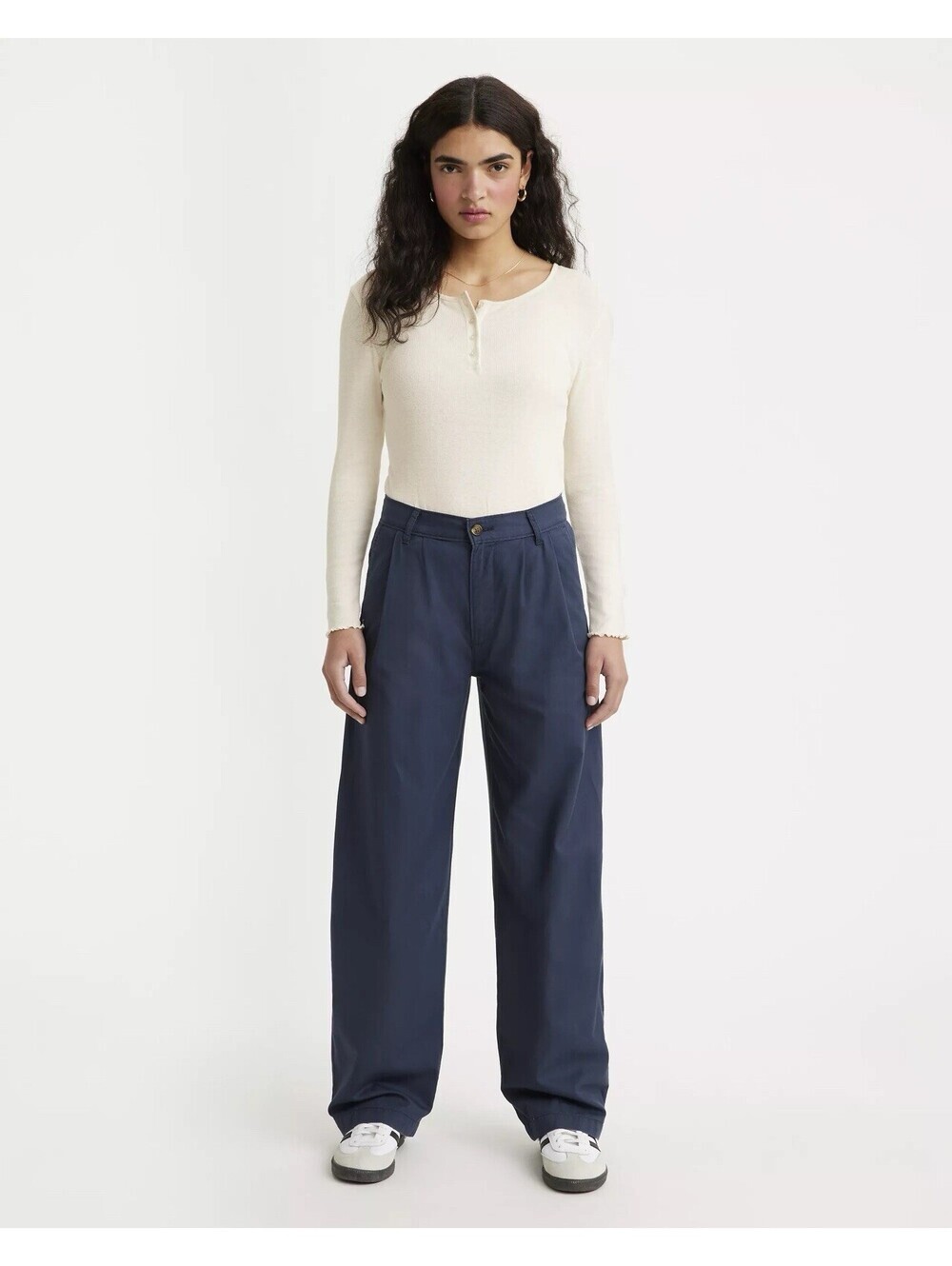 Levi's High Rise Pleated Baggy Trousers